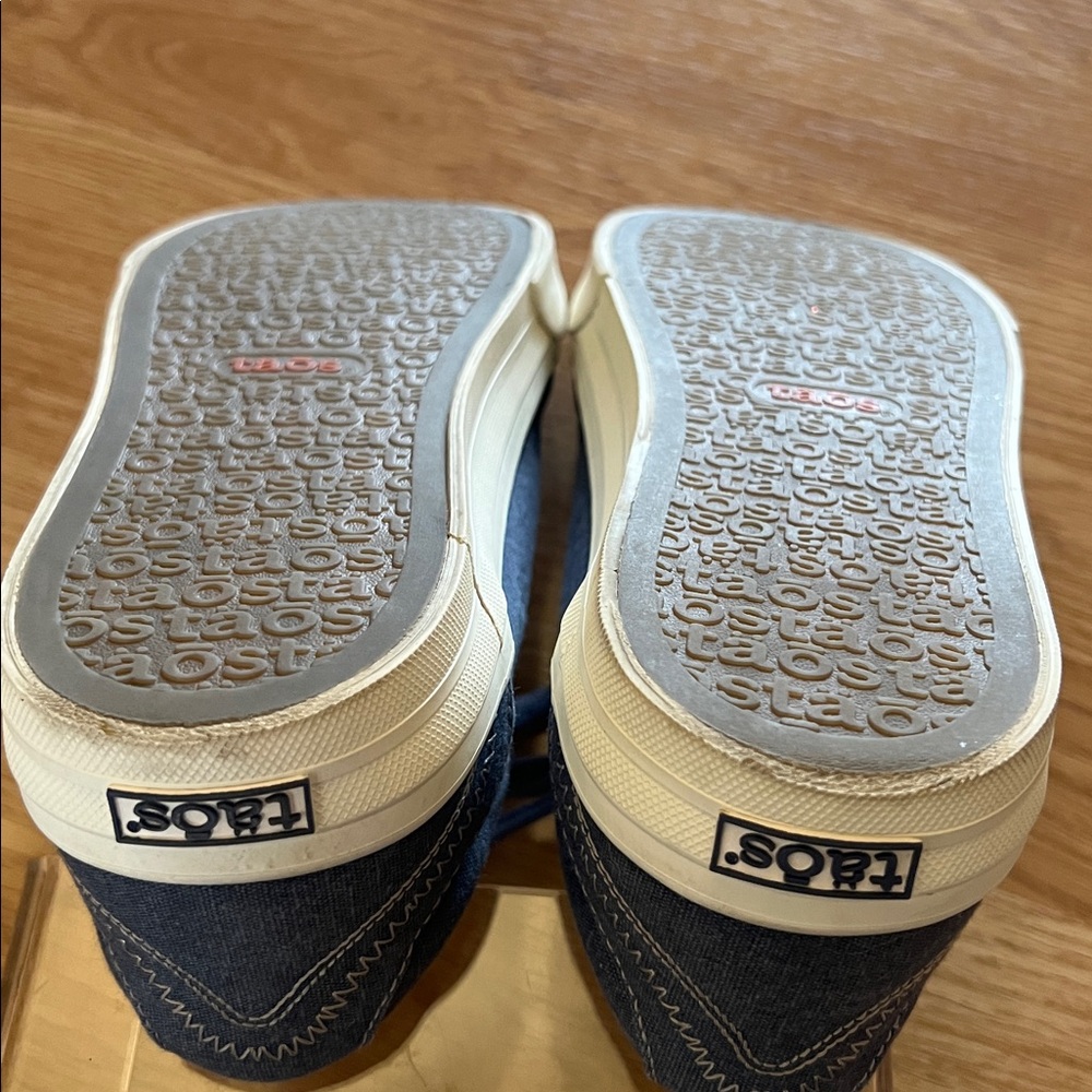Taos Women’s Plim Soul Blue Wash Canvas Sneakers Size 9W - Picture 12 of 14